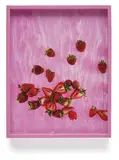 Elad Lassry, Strawberries, 2010, chromogenic print, in artist's frame
