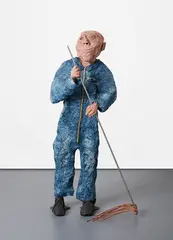Will Ryman, Janitor, Henry, 2005, steel, epoxy resin, expansion foam and copper