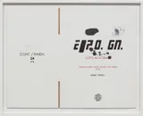 Flat Box 7 by Matias Faldbakken, 2011, cardboard box with print, tape, marker and ink, in artist's frame, offered Sep 2018