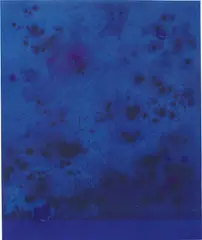 Untitled by Sayre Gomez, 2013, acrylic on canvas mounted on panel, sold Sep 2018