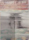 Margo Wolowiec, Untitled (Hands), 2015, fabric dye on hand woven polyester, cotton and linen