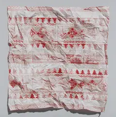 Natan Pernick, Napkin, 2018, oil on canvas