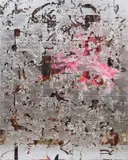 Brendan Lynch, Eddie But Not, 2013, posters, aluminum leaf and acrylic on panel