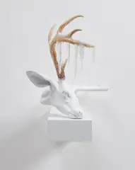Erick Swenson, Untitled (Ice Head), 2004, urethane resin and acrylic on MDF