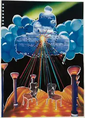 Christian Holstad, Gone are the Good Old Days Again, 2005, collage on paper
