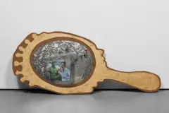 Christian Holstad, Hulk, 2004, paper on mirror, DVD