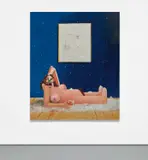 Dreaming Nude by George Condo, 2006, oil on canvas, sold Nov 2018