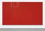 Robert Motherwell, Open No. 153: In Scarlet with White Line, 1970, acrylic on canvas