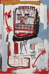 Jean-Michel Basquiat, Untitled, 1982, acrylic, oil, oilstick and spray paint on canvas