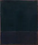 Mark Rothko, Black Blue Painting, 1968, oil on paper, laid on linen