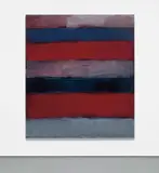 Sean Scully, Landline Red Veined, 2016, oil on aluminum