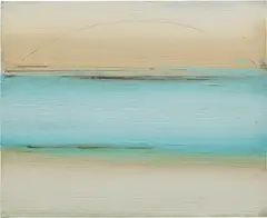 Ed Clark, The Dome, 1994, acrylic and tape on canvas