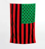 David Hammons, African American Flag