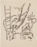 Fernand Léger, Composition à l'échelle, 1931, India ink on paper