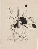 Fernand Léger, Composition aux plumes, 1930, ink on paper