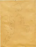 Zwei liegende Akte by Ernst Ludwig Kirchner, 1907, pencil on paper, sold Nov 2018