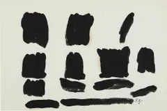 Camera Ready, Like a Dream by Philip Guston, 1968, oil on paper, sold Nov 2018