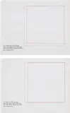 Mel Bochner, Untitled (Estimating an 8" x 8" Square)