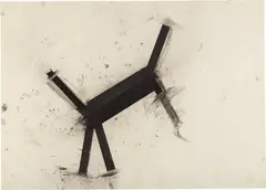Joel Shapiro, Untitled, 1986, charcoal on paper
