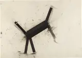 Joel Shapiro, Untitled, 1986, charcoal on paper