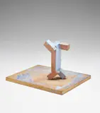 Joel Shapiro, Untitled, 1985, oil on wood