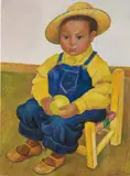 Diego Rivera, Don Lupito, 1936, oil on Masonite