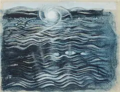 Untitled by Lee Bontecou, 1983, pastel on paper, sold Nov 2018