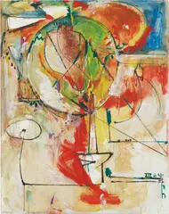 The Secret Source by Hans Hofmann, 1941, oil on panel, sold Nov 2018