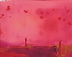 Helen Frankenthaler, Red Shift, 1990, acrylic on canvas