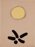 Adolph Gottlieb, Petal, 1970, acrylic on paper laid down on board