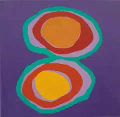 Untitled-Seven by Jules Olitski, 1960, Magna on canvas, sold Nov 2018