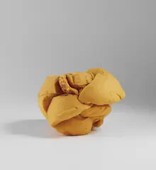 Untitled by John Chamberlain, 1970, urethane foam, cord and paint, sold Nov 2018
