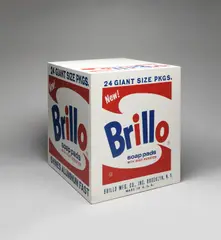 Brillo Soap Pads Box (Pasadena Type) by Andy Warhol, 1969, silkscreen ink on plywood, offered Nov 2018