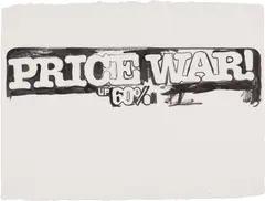 Price War by Andy Warhol, 1985-1986, synthetic polymer paint on HMP paper, offered Nov 2018