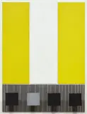 Jesús Rafael Soto, Rectangles et Carres, 1969, acrylic on wood and metal