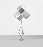 George Rickey, Four Cubes with Gimbal II