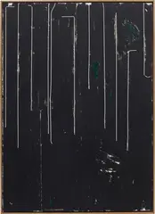 Untitled by Harold Ancart, 2011, oilstick on paper mounted on panel, in artist's frame, sold Nov 2018