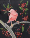 Ann Craven, Stepping Out With Cherries