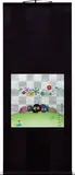 Hey! We are skulls by Takashi Murakami, 2003, silk, wood, acid dyes, platinum foil and metal, offered Nov 2018