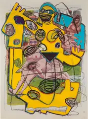 Richard Prince, Free Love #233, 2015, inkjet, acrylic and oilstick on canvas