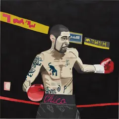 Chico by Jonas Wood, 2008, oil on linen, offered Nov 2018