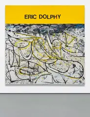 Eric Dolphy by George Condo, 1999, acrylic and collage on canvas, sold Nov 2018