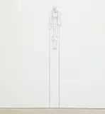 Antony Gormley, Lift III, 2012, 6mm square section mild steel bar