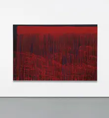 Pat Steir, Top of Niagara Daylight Waterfall, 1993, oil on canvas
