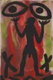 A. R. Penck, Figure and two eyes
