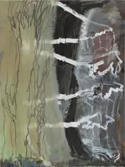 Querschnitt by Per Kirkeby, 1986, oil on linen, sold Nov 2018