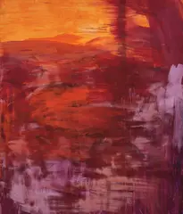 Untitled by Herbert Brandl, 1995, oil on canvas, sold Nov 2018