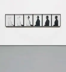 Hank Willis Thomas, Zero Hour (from Wayfarer ), 2012, digital chromogenic print and Plexiglas with Lumisty film, in 6 parts