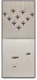 Airplanes / Parachutes by John Baldessari, 1988, two black-and-white photographs, sold Nov 2018