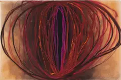 Untitled by Anish Kapoor, 2008, gouache and acrylic on paper, sold Nov 2018